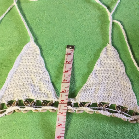 Crochet/seashell bikini top - Picture 7 of 8